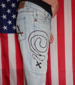 Джинсы Affliction Ozzy-3-купить в Харькове Украине-Сделаны в США, 100%Cotton