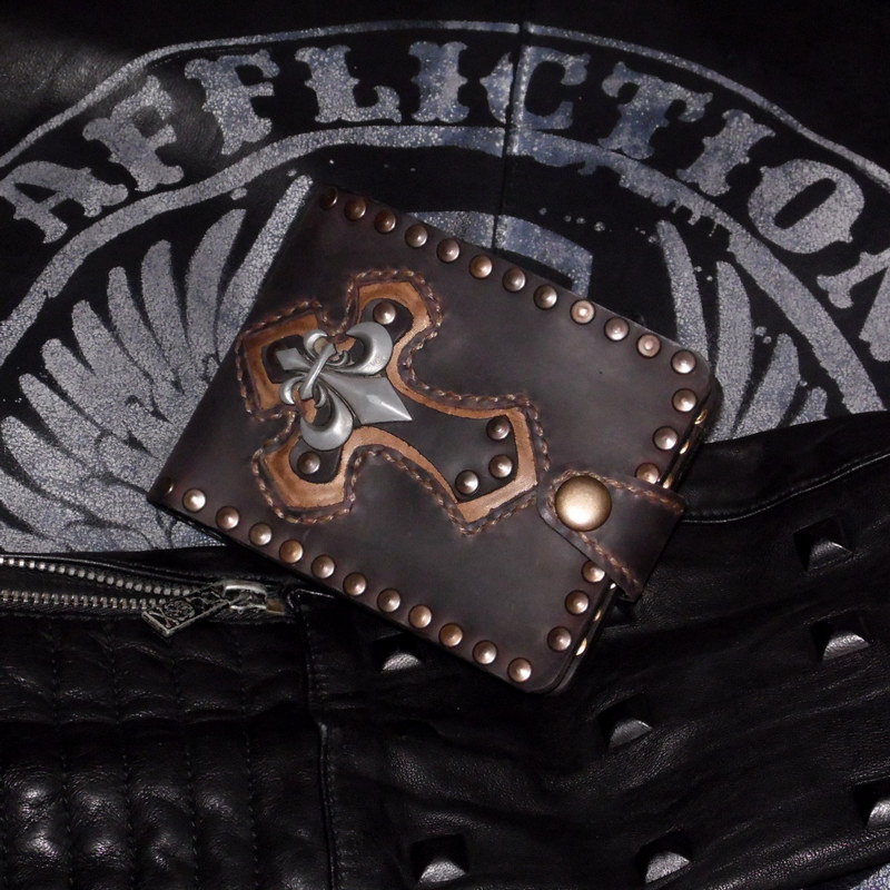 SAM_2377 Перерождение Affliction wallet- реставрация бумажника-заказать Харьков Украина