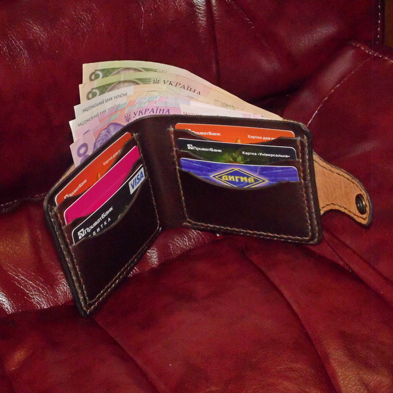 Бумажник Fisher-4-original wallet-натуральная кожа