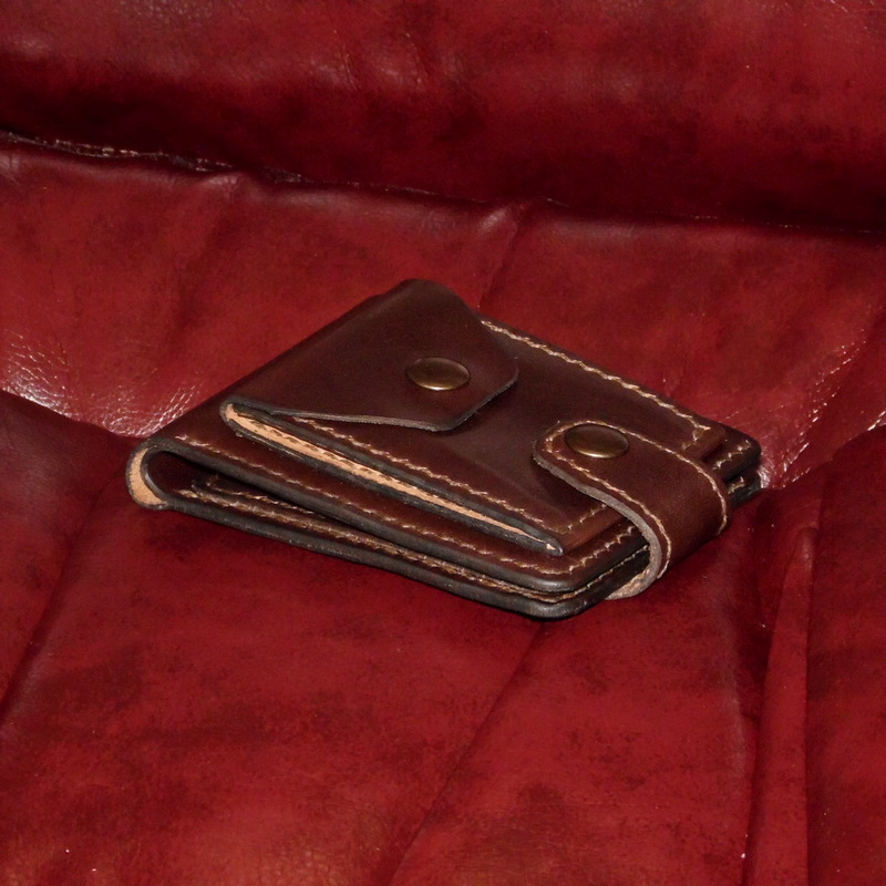 Бумажник Fisher-6-купить в Харькове-ручная работа- leather