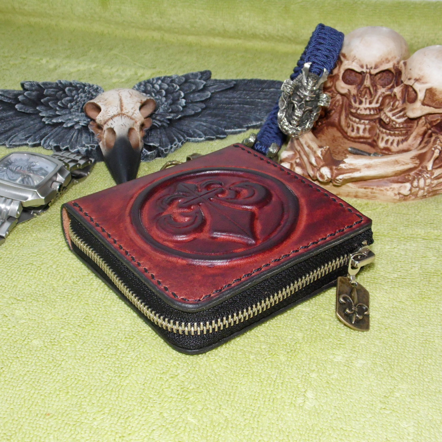 Кошелек на молнии Afflictionstyle-4-zipped wallet-купить в Харькове