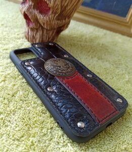 Бампер Apple iPhone 11-3-hand made-leather