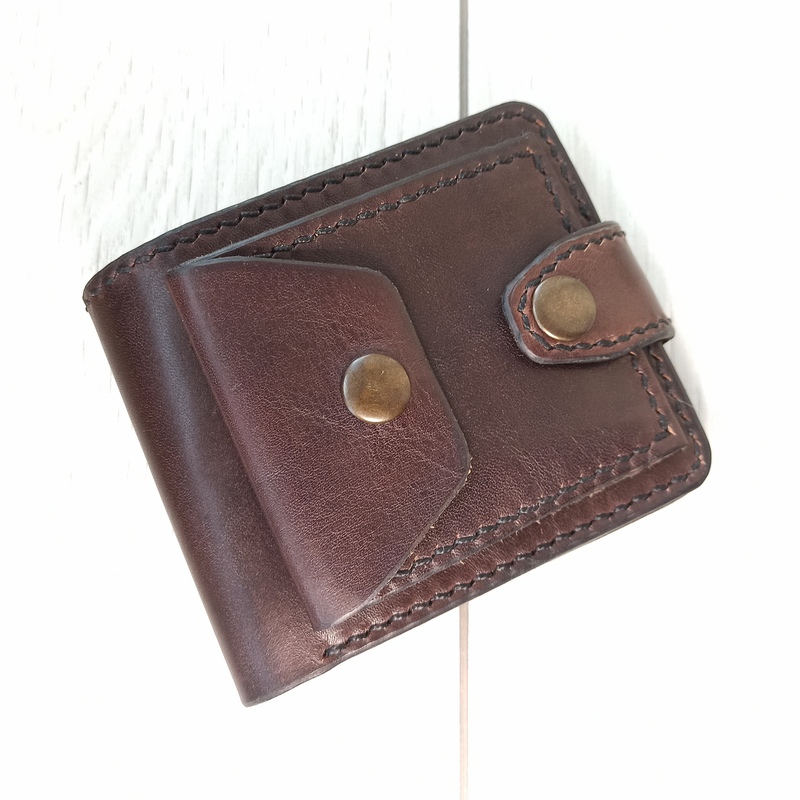 Бумажник Original Wallet-2-Аксессуары ручной работы из натуральной кожи премиальной выделки-авторская работа