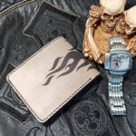 Кошелек Бифолд Harley Davidson-3-оригинальный дизайн-авторская работа