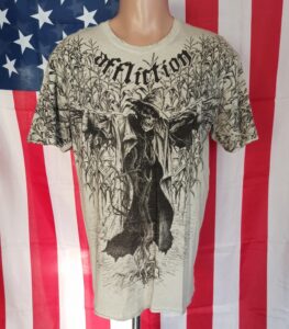 Футболка Affliction Korn-1-Купить в Харькове, Киеве, в Украине-раритет