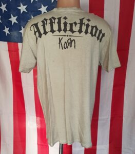 Футболка Affliction Korn-2-Самые яркие и стильные образцы одежды в стиле Affliction-эксклюзивная футболка-Korn