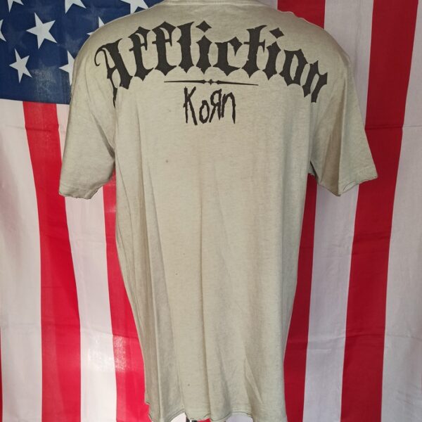 Футболка Affliction Korn-2-Самые яркие и стильные образцы одежды в стиле Affliction-эксклюзивная футболка-Korn