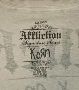 Футболка Affliction Korn-3-Signature Series