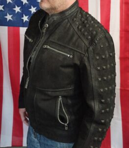Кожаная куртка Affliction 210-3-LIMITED EDITION Black Premium