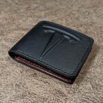 Bi-Fold Wallet TESLA-2-купить в Харькове Украине-Аксессуары ручной работы из натуральной кожи премиальной выделки