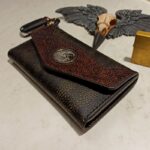Кошелек клатч унисекс Eagle-2-Ручная эксклюзивная работа-натуральная кожа