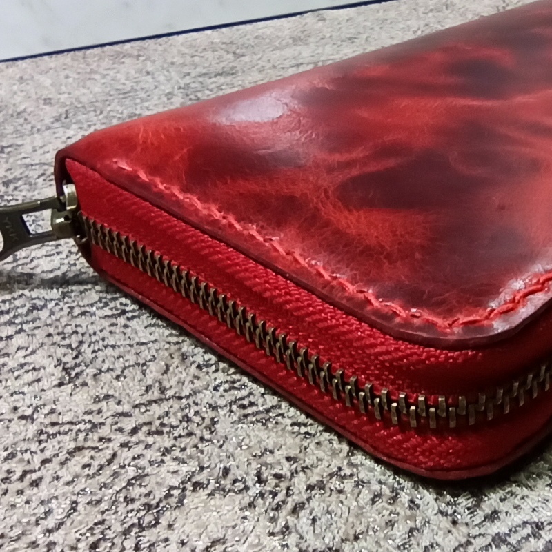Женский клатч Cherry-3-женский кошелек на круговой молнии
