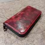 Женский клатч Cherry-2-Женский кошелек на круговой молнии-кожа Вачетта