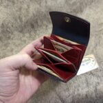 Cardholder fold 00939-4-Объемный картхолдер с горизонтальной загрузкой карт-hand made