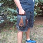 Кожаная сумка через плечо-6-лазерная гравировка по желанию заказчика