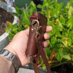 Мини кошелек на молнии-6-дорогая фурнитура-Тяжелый фигурный карабин из латуни