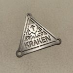 Металева накладка Kraken-фурнітура для брелкоків-Купить в Харькове, Украине