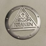 Металевий шеврон накладка Kraken-фурнітура-Купить в Харькове, Украине