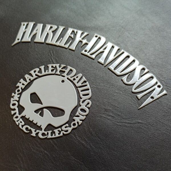 Комплект накладок Harley Davidson-3-Порошкова фарба із запіканням-Сірий колір