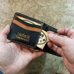 Гаманець Джинс 00999-4-Місткий гаманець ручної роботи